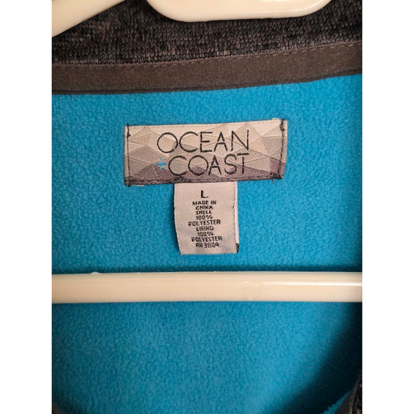 Men's Ocean Coast Vest Size‎ L Gray Fleece - Picture 4 of 5